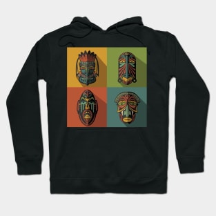 Four Seasons Of Ancient Mask Hoodie